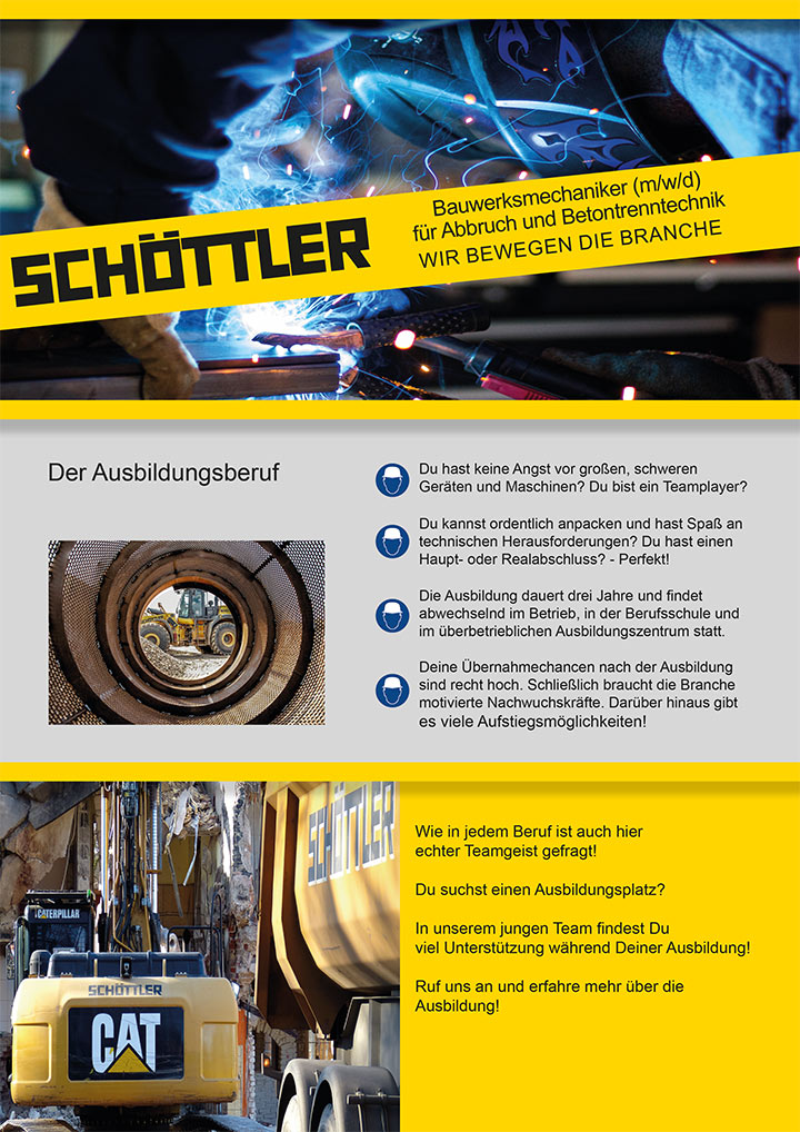 Stellenangebot Bauwerksmechaniker